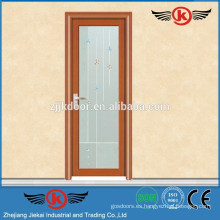 JK-AW9058 JieKai puerta del pvc del cuarto de baño / puerta de marco de aluminio / bisagra de puerta de aluminio comercial de la puerta